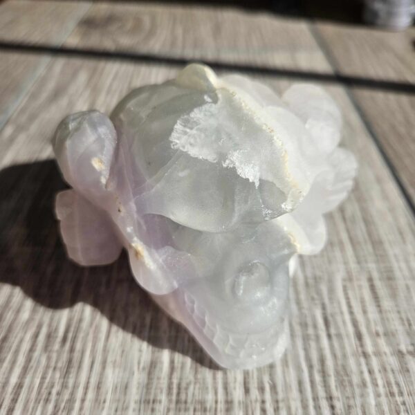 Fluorite Ram Skull